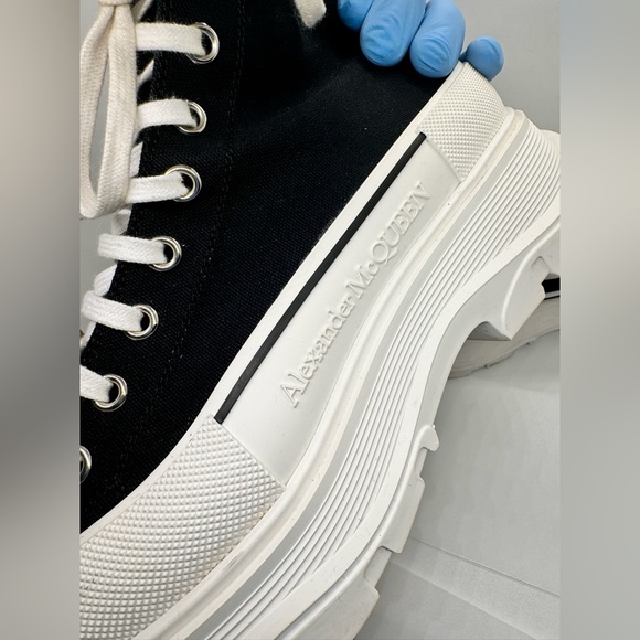 ALEXANDER McQUEEN THREADSLICK HIGHTOP SNEAKER - Picture 9 of 13